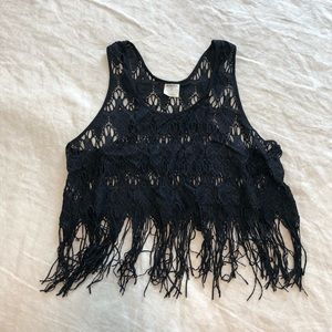 Free People Lace Crop Top